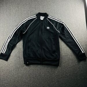 ADIDAS Jacket Mens Medium Black Track Originals Firebird Superstar Trefoil Sz M